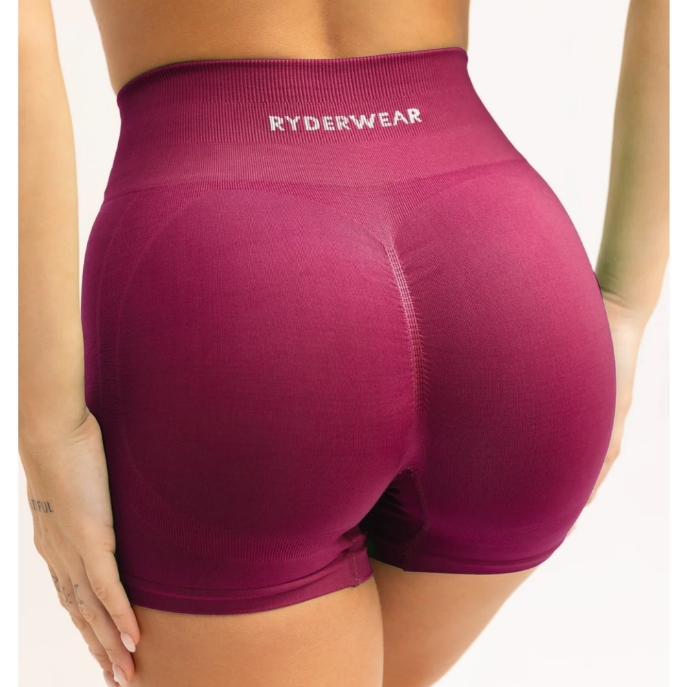 Ryderwear Women's Athletic Shorts - Burgundy
